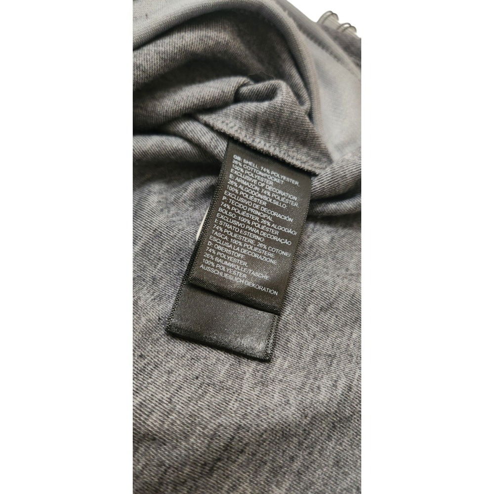 The North Face Womens Grey Heathered Full Zip Hoodie Sweatshirt XL Thumbholes - Picture 5 of 8